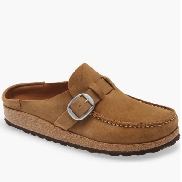 NWT BIRKENSTOCK Buckley Suede Clogs! - Picture 1 of 9